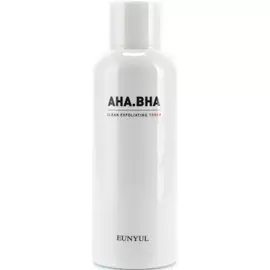 Отшелушивающий тонер с AHA и BHA кислотами для чистой кожи, 180 мл, EUNYUL