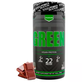 Овсяно-Гороховый протеин Green Vegan Protein, Шоколад, 300 г, STEELPOWER