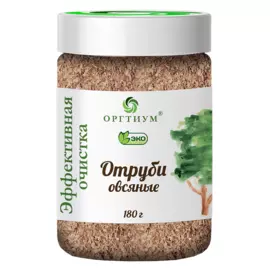 Овсяные отруби, 180 г, Оргтиум
