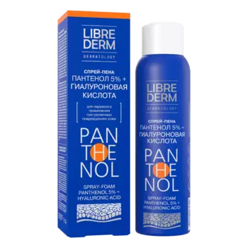 Пантенол спрей с гиалуроновой кислотой, 130 г, Librederm