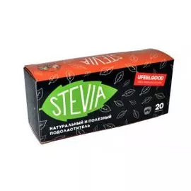 Парагвайская стевия сушеная, 20 пакетиков, Ufeelgood