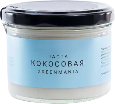 Паста "Кокосовая", 200 г, Greenmania