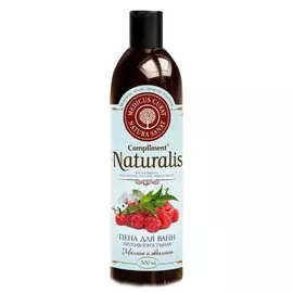 Пена для ванн Противопростудная Малина и Эвкалипт, Naturalis, 500 мл, Compliment