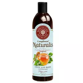Пена для ванн Согревающая Мед и Липа, Naturalis, 500 мл, Compliment