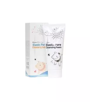 Пенка для умывания с древесным углем Milky piggy elastic pore cleansing foam, 120 мл, Elizavecca