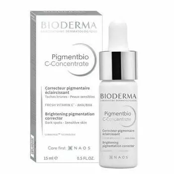 Pigmentbio осветляющая сыворотка C-Concentrate 15 мл, Bioderma
