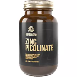 Пиколинат цинка, 15 мг, 60 капсул, GRASSBERG