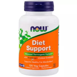 Поддержка диеты, 120 вегетарианских капсул, NOW