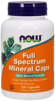 Полный спектр минералов, 120 капсул, NOW