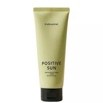 Positive Sun Tanning Watery Cream, Солнцезащитный лосьон для тела на химических фильтрах SPF22, 150 мл, SHAISHAISHAI