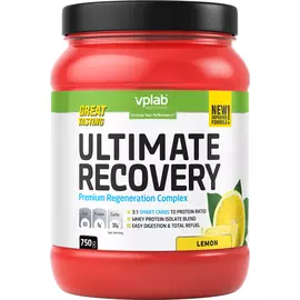 Послетренировочный комплекс Ultimate Recovery, лимон, 750 г., VPLAB