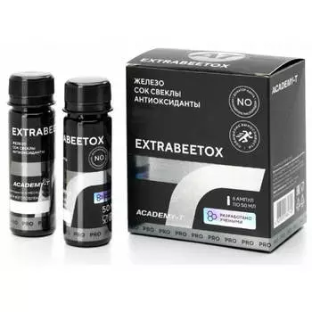 Предтренировочный комплекс ExtraBeetOx, 6 флаконов по 50 мл, Академия-Т