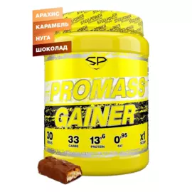 PRO MASS GAINER(гейнер), вкус Арахис-Карамель-Нуга-Шоколад, 1500 г, SteelPower