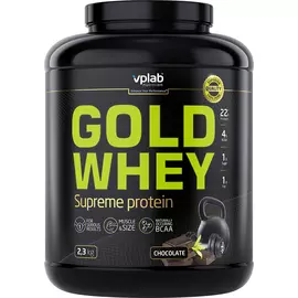 Протеин Gold Whey, шоколад, 2300 г.б VPLAB