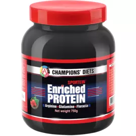 Протеин SPORTEIN Enriched PROTEIN, вкус клубника, 750 г, Академия-Т