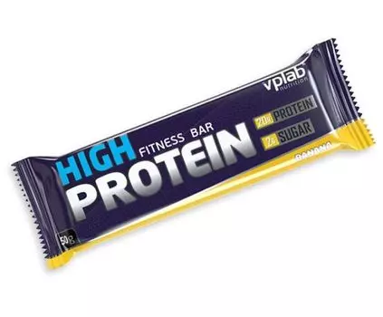 Протеиновый батончик 40% High Protein, вкус «Банан», 50 гр, VPLab