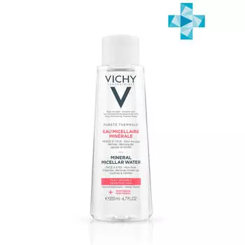 Purete Thermale Мицеллярная вода с минералами для чувствительной кожи, 200 мл, VICHY