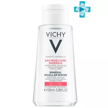 Purete Thermale Мицеллярная вода с минералами для чувствительной кожи, 100 мл, VICHY