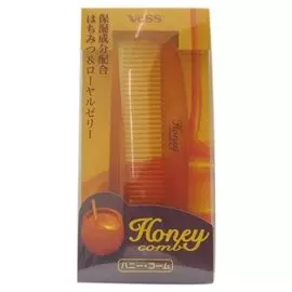 Расческа для увлажнения и придания блеска волосам с мёдом и маточным молочком пчел (складная), VeSS