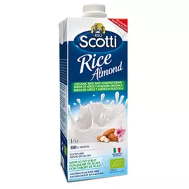 Рисовый напиток с миндалём органический, 1000 мл, Riso Scotti