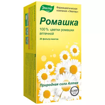 Ромашка, 20 фильтр-пакетов,Эвалар