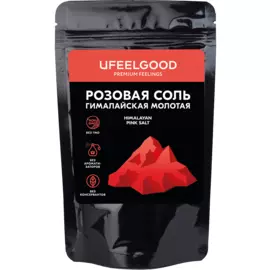 Розовая гималайская соль, 200 г, Ufeelgood