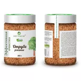 Ржаные отруби, 180 гр, Оргтиум