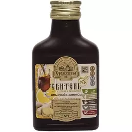 Сбитень "Столбушинский" Имбирный с лимоном, 100 мл, Столбушинский Продукт
