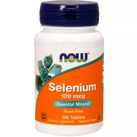 Селен, 100 мкг, 100 таблеток, NOW