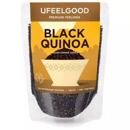 Семена киноа черные, 200 г, UFEELGOOD
