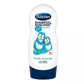 Шампунь для волос и тела для детей с чувствительной кожей «Ласковый и нежный» 3+, 230 мл, Bubchen