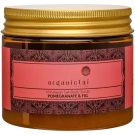 Скраб для тела на основе гималайской соли ГРАНАТ и ИНЖИР, 200 мл, OrganicTai