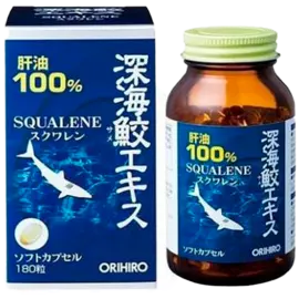 Сквален, 180 капсул, ORIHIRO