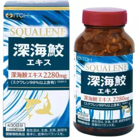 Сквален, 2280 мг, 180 капсул, ITOH