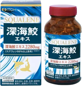 Сквален, 2280 мг, 180 капсул, ITOH