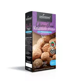 Смесь для выпечки «Миндальное печенье» без глютена, 200 гр, polezzno