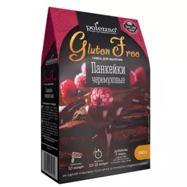 Смесь для выпечки "Панкейки черемуховые", 260 г, polezzno