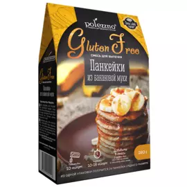Смесь для выпечки "Панкейки из банановой муки", 260 г, polezzno