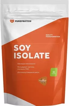 Соевый протеин, вкус «Шоколадное печенье», 900 гр, PureProtein