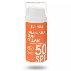 Солнцезащитный крем для тела «Календула», 50 SPF, 100 мл, Levrana