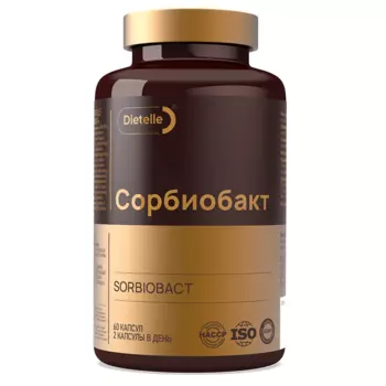 Сорбиобакт, 60 капсул, Dietelle