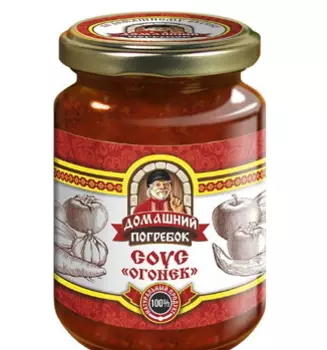 Соус «Огонек», 170 гр, Домашний погребок