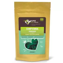 Спирулина порошок, 100 гр, Super Green Food