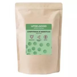 Спирулина прессованная, 1 кг, UFEELGOOD