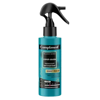 Спрей объем, эффект Push-Up, Pro-expert technics, 200 мл, Compliment