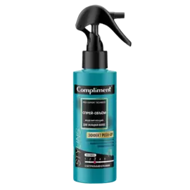 Спрей объем, эффект Push-Up, Pro-expert technics, 200 мл, Compliment