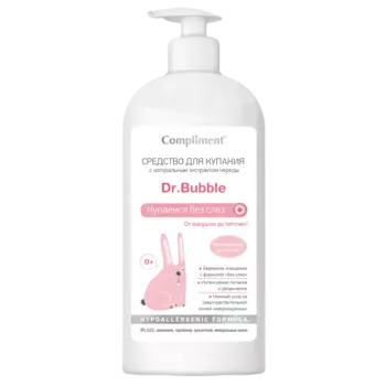Средство для купания Купаемся без слез Dr.Bubble, 0+, 400 мл, Compliment
