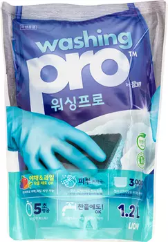Средство для мытья посуды Washing Pro, 1.2 л, CJ Lion