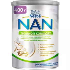 Сухая молочная смесь «Тройной комфорт», 400 г, NAN
