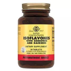 Суперконцентрат изофлавонов при менопаузе, 30 таблеток, Solgar